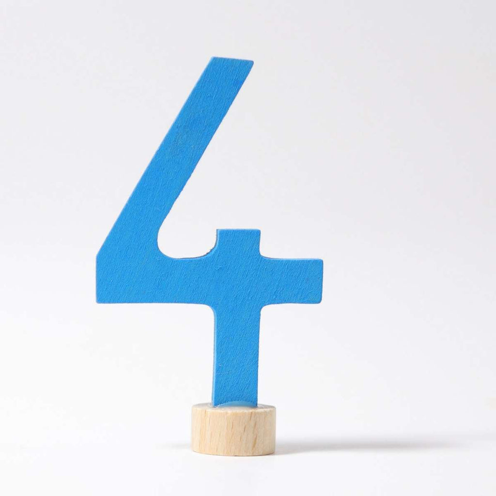 Grimm's Decorative Number 4 - vendor-unknown - Honeybee Toys