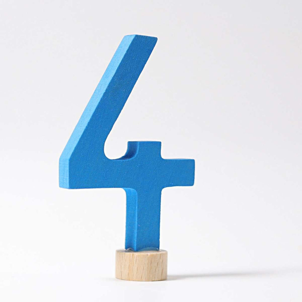Grimm's Decorative Number 4 - vendor-unknown - Honeybee Toys
