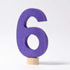 Grimm's Decorative Number 6 - vendor-unknown - Honeybee Toys