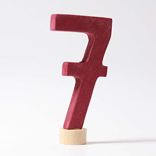 Grimm's Decorative Number 7 - vendor-unknown - Honeybee Toys