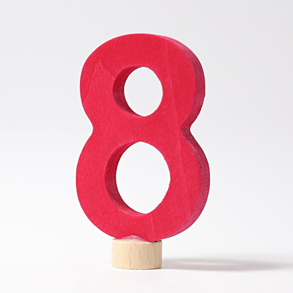 Grimm's Decorative Number 8 - vendor-unknown - Honeybee Toys