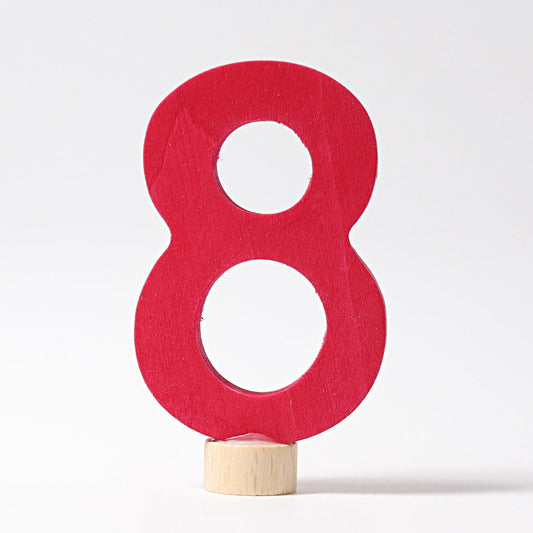 Grimm's Decorative Number 8 - vendor-unknown - Honeybee Toys