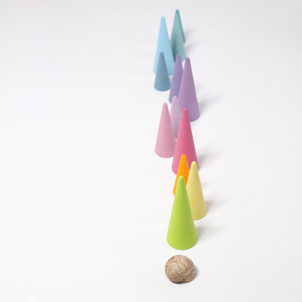 Grimm's Forest Pastel, 12 Pieces - vendor-unknown - Honeybee Toys