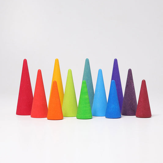 Grimm's Forest Rainbow, 12 Pieces - vendor-unknown - Honeybee Toys