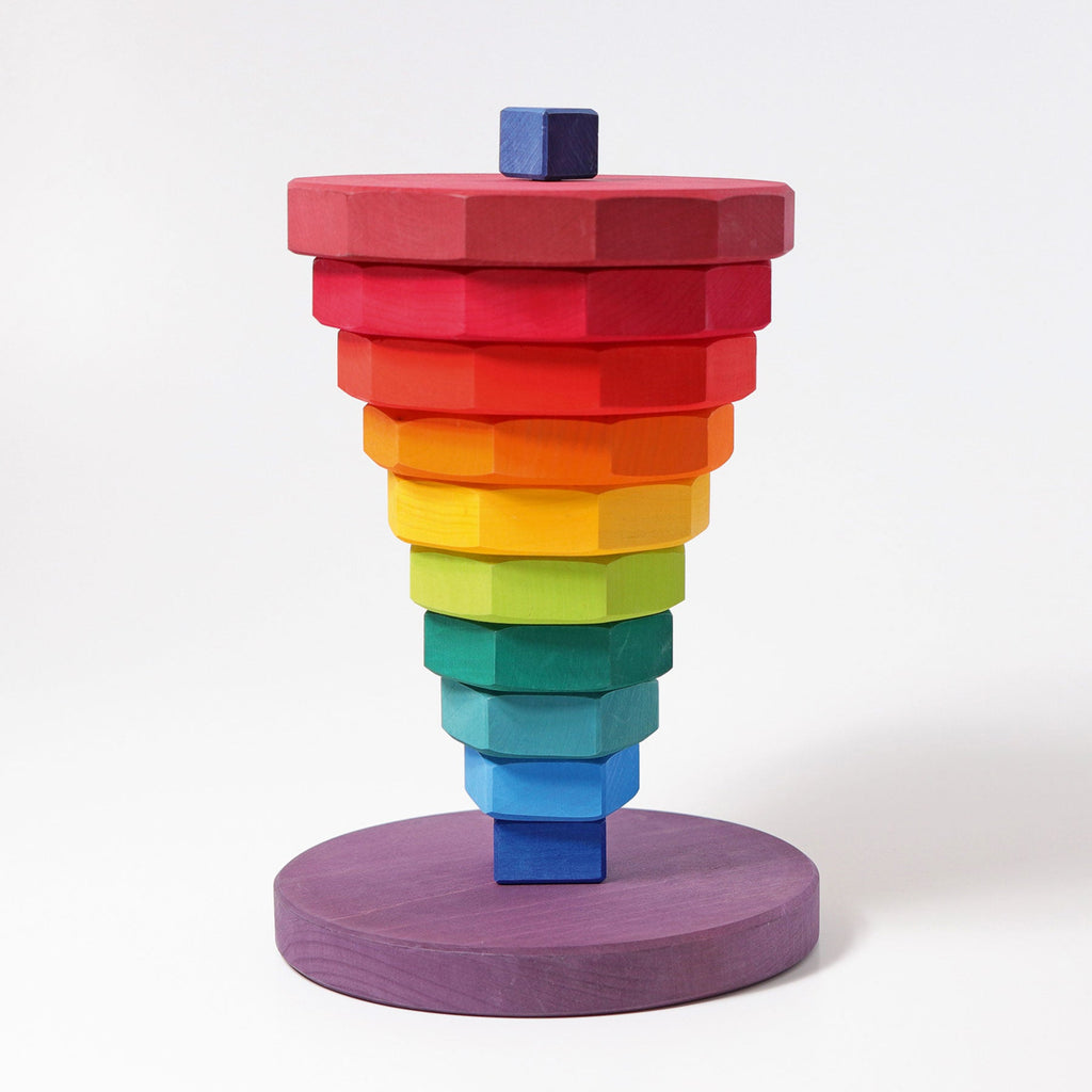 Grimm's Giant Geometrical Stacking Tower - vendor-unknown - Honeybee Toys