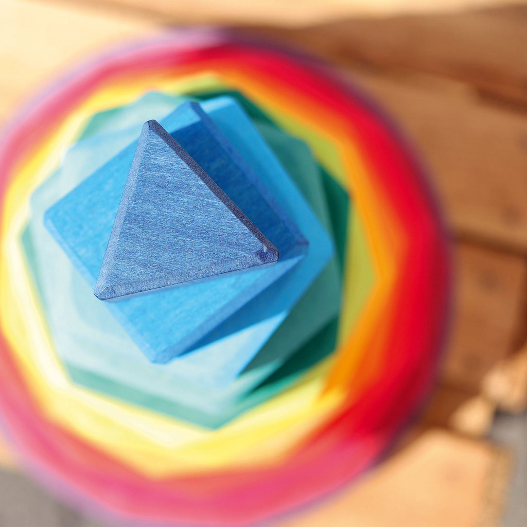 Grimm's Giant Geometrical Stacking Tower - vendor-unknown - Honeybee Toys