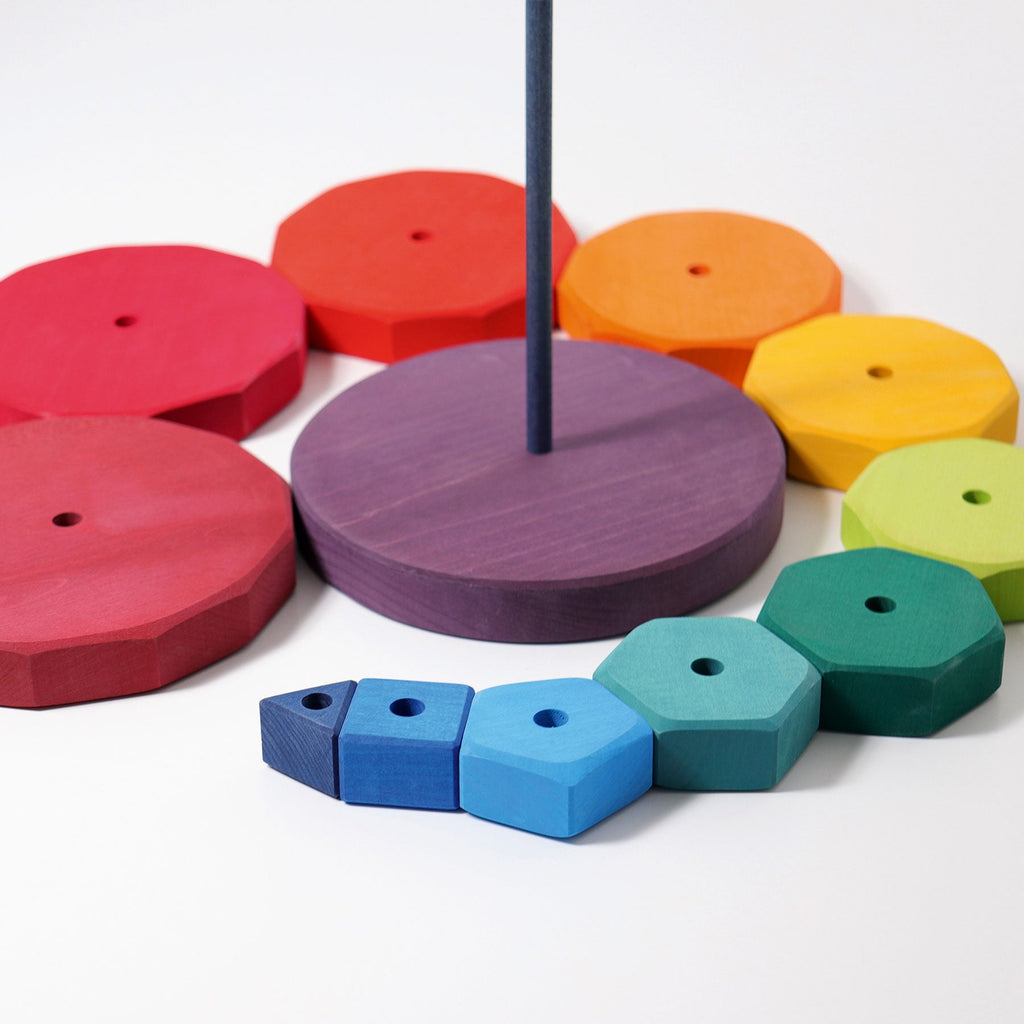 Grimm's Giant Geometrical Stacking Tower - vendor-unknown - Honeybee Toys