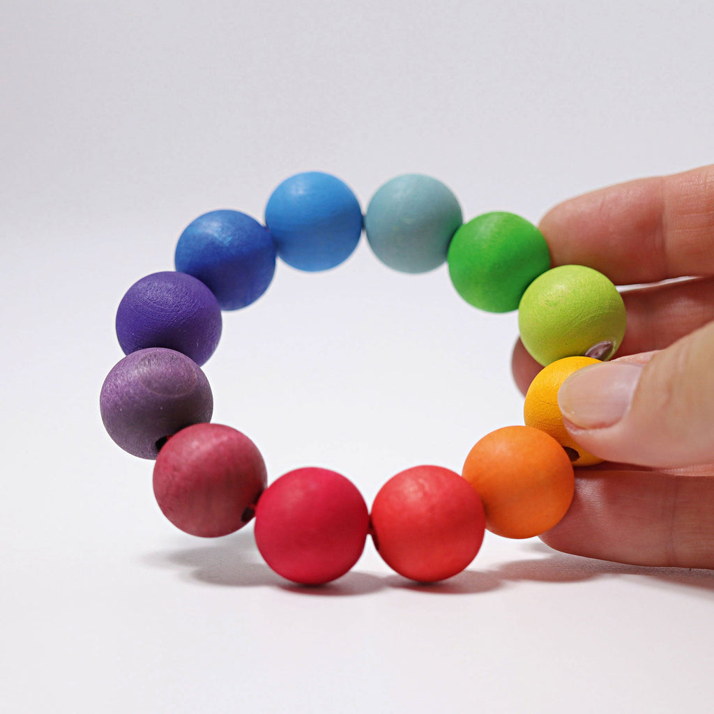 Grimm's Grasping Toy Bead Ring - vendor-unknown - Honeybee Toys