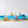 Grimm's Land Yachts Small, set of 4 - vendor-unknown - Honeybee Toys