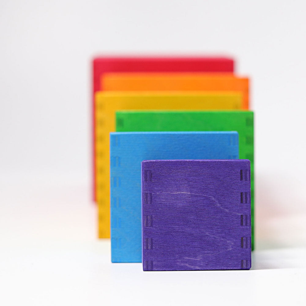 Grimm's Stacking Boxes Large Rainbow