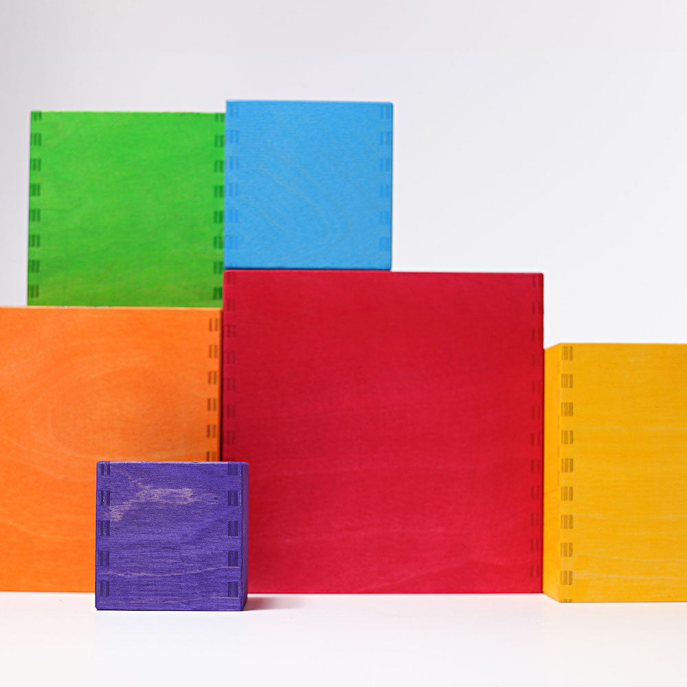 Grimm's Stacking Boxes Large Rainbow