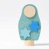 Grimm's Matryoshka Decoration Blue - vendor-unknown - Honeybee Toys