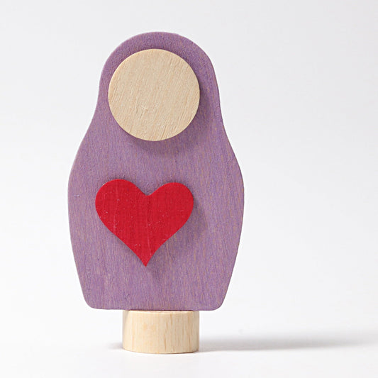 Grimm's Matryoshka Decoration Purple - vendor-unknown - Honeybee Toys