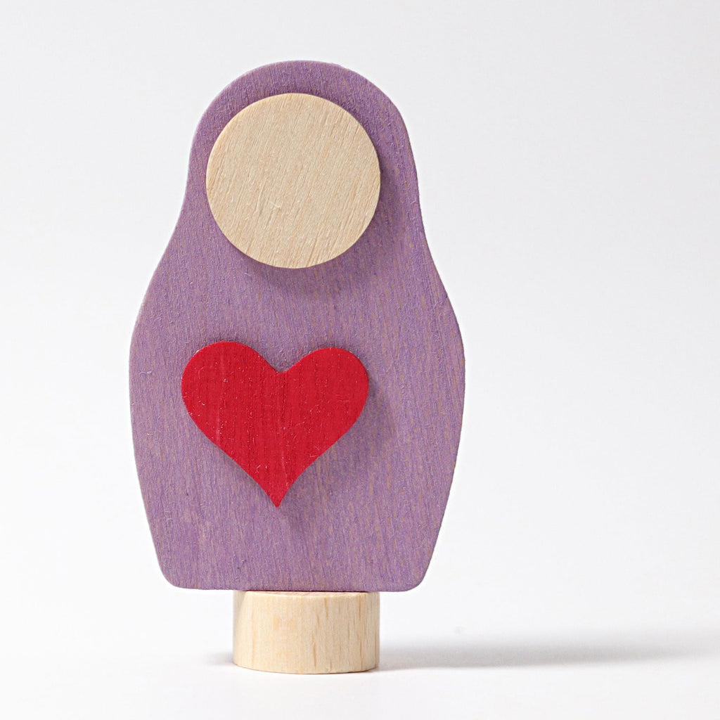 Grimm's Matryoshka Decoration Purple - vendor-unknown - Honeybee Toys