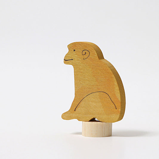 Grimm's Monkey Sitting Decoration Discontinued 2021 - vendor-unknown - Honeybee Toys