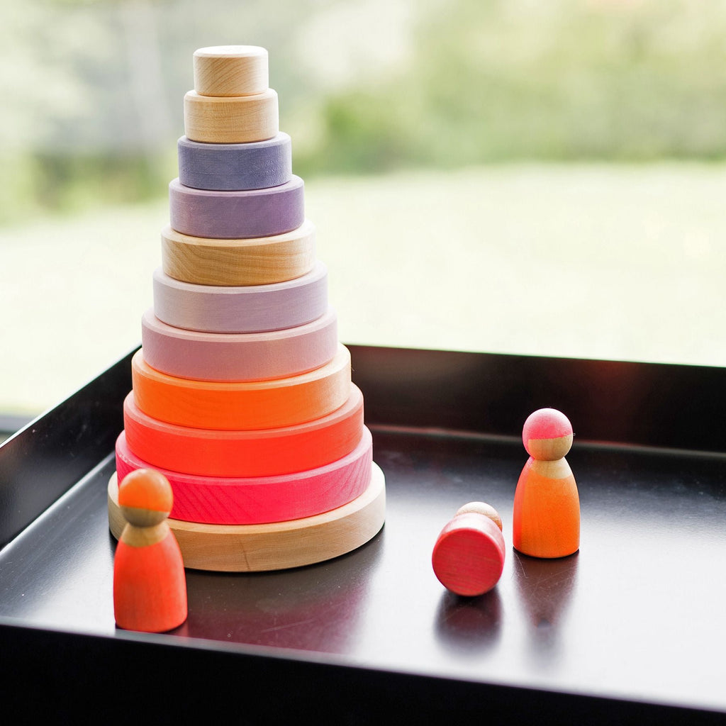 Grimm's Neon Friends Pink (40% off Was $24.30 now $14.58) - vendor-unknown - Honeybee Toys