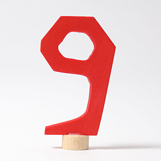 Grimm's Number Nine Decoration - vendor-unknown - Honeybee Toys