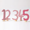 Grimm's Number Set Rose 1 - 5 - vendor-unknown - Honeybee Toys