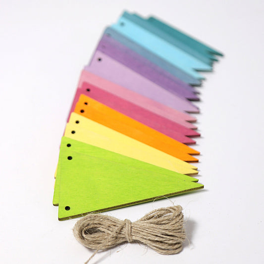 Grimm's Pennant Banner Pastel - vendor-unknown - Honeybee Toys