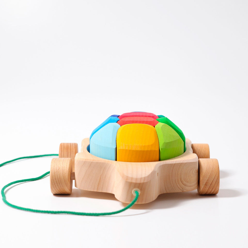 Grimm's Pullalong Turtle - vendor-unknown - Honeybee Toys
