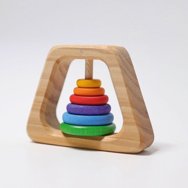 Grimm's Pyramid Rattle - vendor-unknown - Honeybee Toys