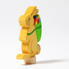 Grimm's Rabbit with Basket Decoration - vendor-unknown - Honeybee Toys