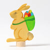 Grimm's Rabbit with Basket Decoration - vendor-unknown - Honeybee Toys