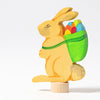 Grimm's Rabbit with Basket Decoration - vendor-unknown - Honeybee Toys