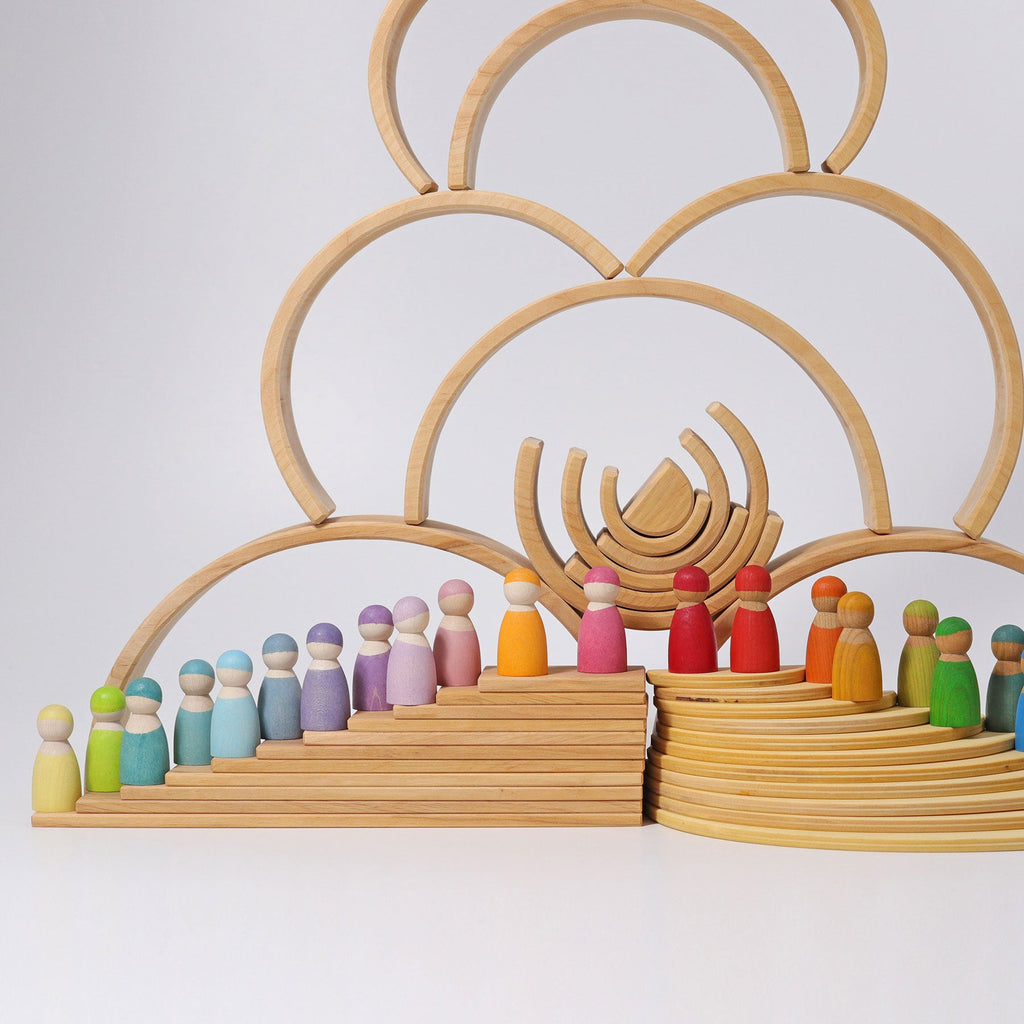 Grimm's Rainbow Large Natural - vendor-unknown - Honeybee Toys