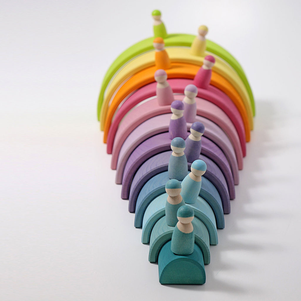Grimm's Rainbow Large Pastel - vendor-unknown - Honeybee Toys