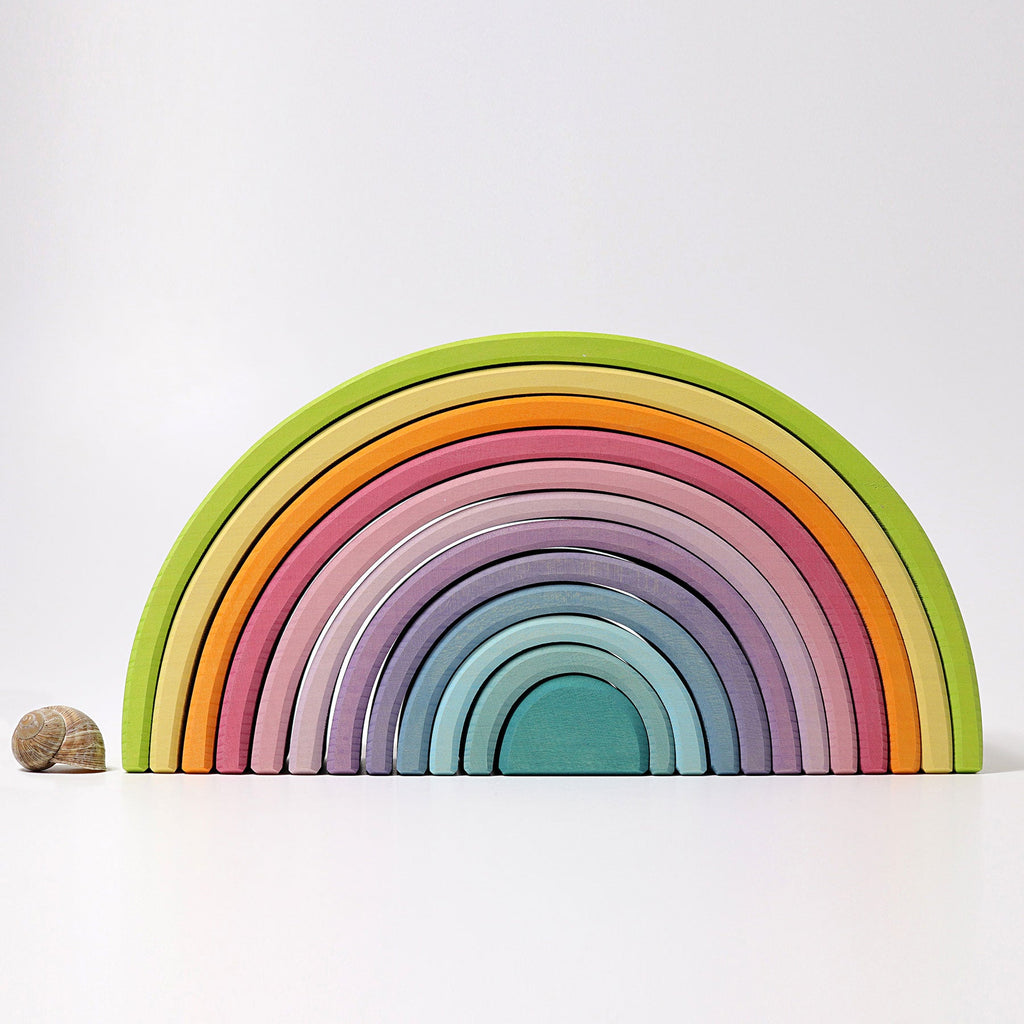 Grimm's Rainbow Large Pastel - vendor-unknown - Honeybee Toys
