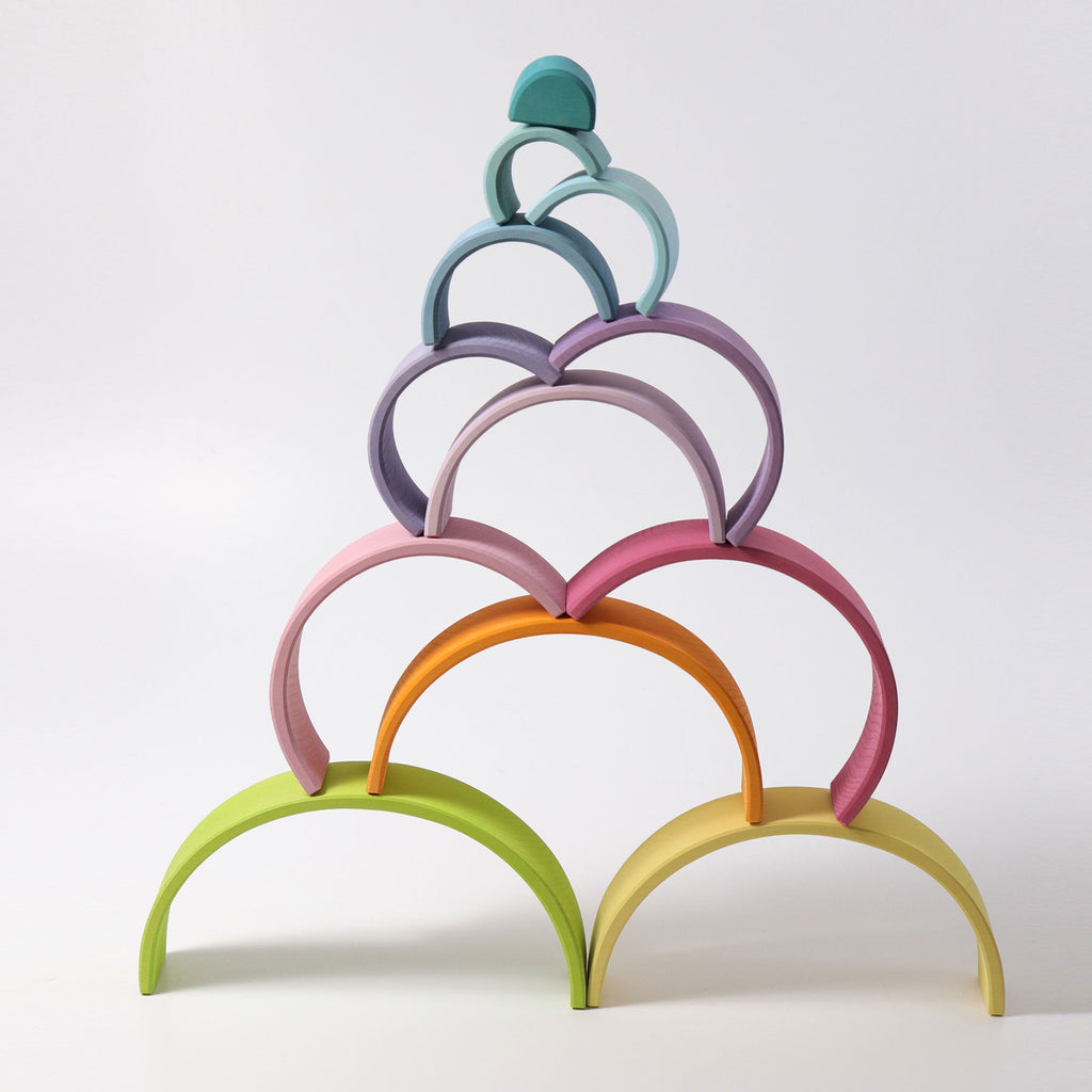 Grimm's Rainbow Large Pastel - vendor-unknown - Honeybee Toys