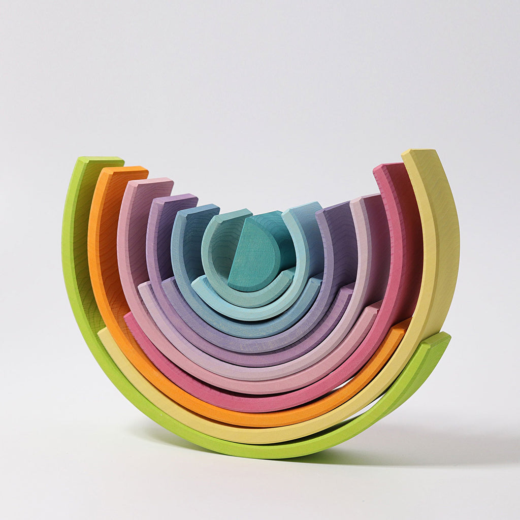 Grimm's Rainbow Large Pastel - vendor-unknown - Honeybee Toys