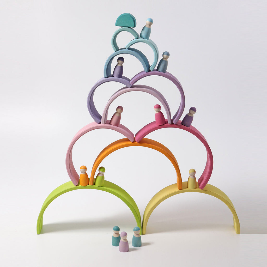 Grimm's Rainbow Large Pastel - vendor-unknown - Honeybee Toys