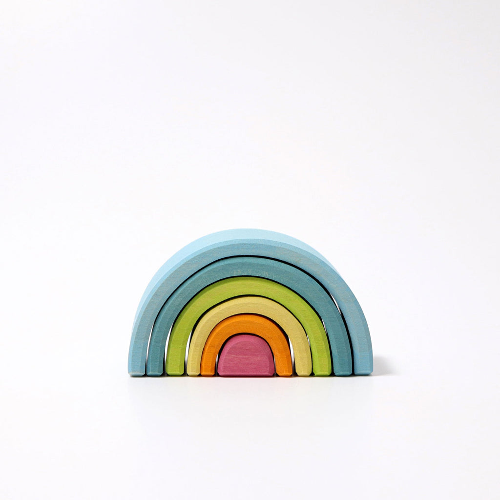 Grimm's Rainbow Small Pastel - vendor-unknown - Honeybee Toys