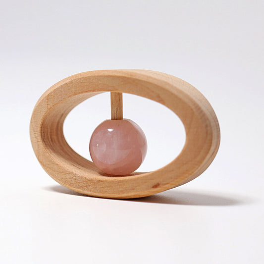 Grimm's Rattle Rose Quartz - vendor-unknown - Honeybee Toys