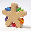 Grimm's Rattle Star with Beads - vendor-unknown - Honeybee Toys