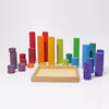 Grimm's Rollers Large Building Set Rainbow - vendor-unknown - Honeybee Toys