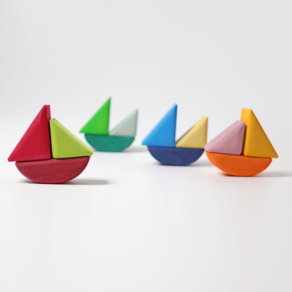 Grimm's Rolling Boats - vendor-unknown - Honeybee Toys