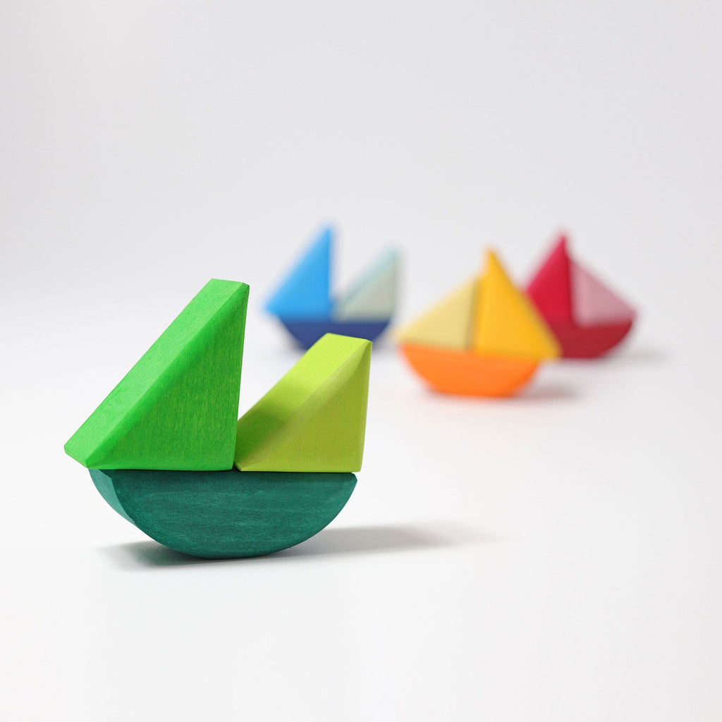 Grimm's Rolling Boats - vendor-unknown - Honeybee Toys