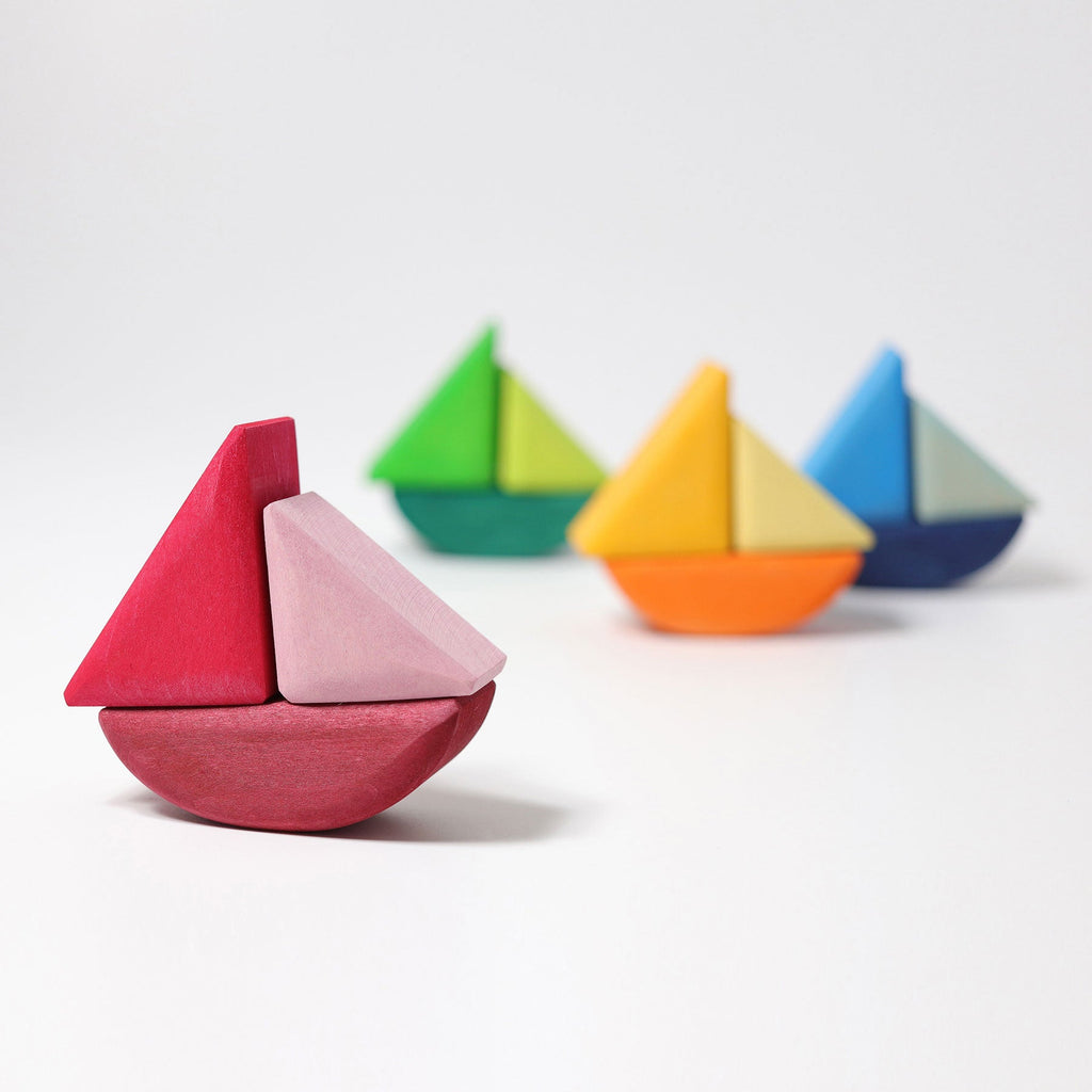 Grimm's Rolling Boats - vendor-unknown - Honeybee Toys