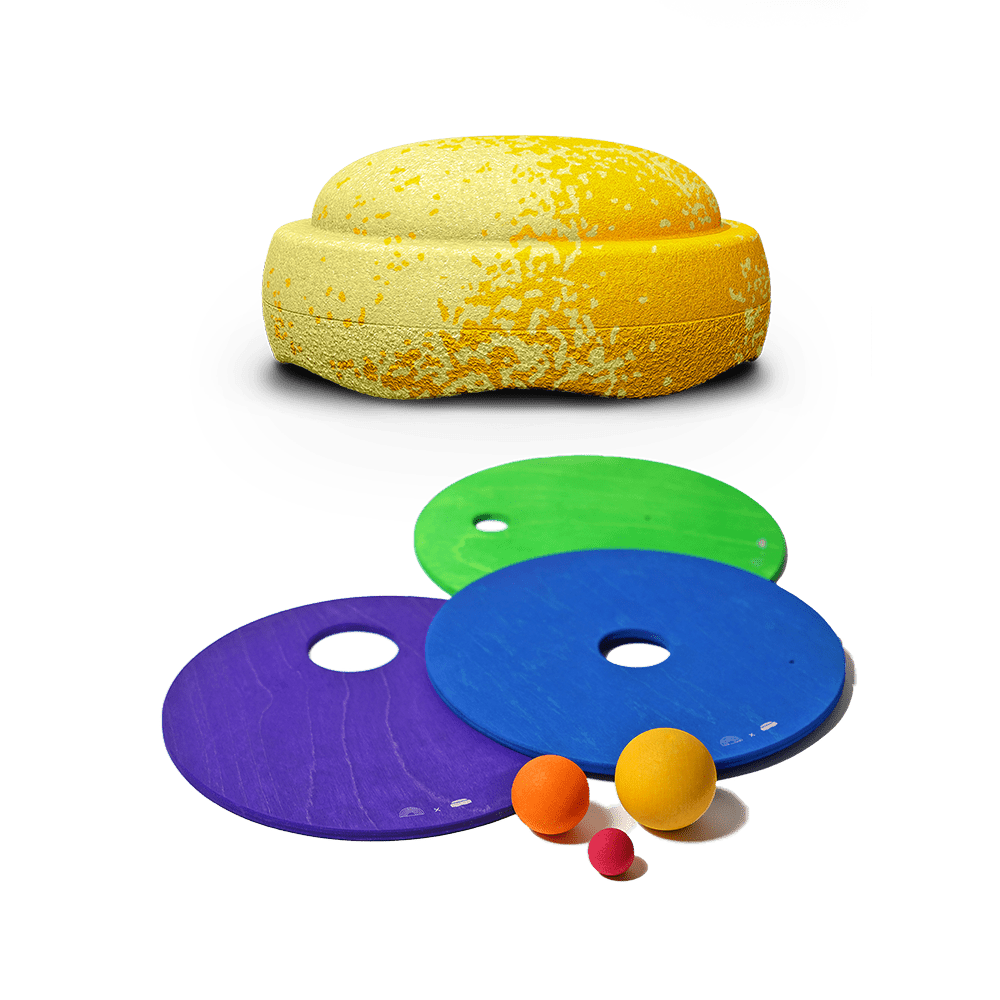 Grimm’s Rolling Discs Classic Cool with 33% off Stapelstein Wattle Stone - vendor-unknown - Honeybee Toys