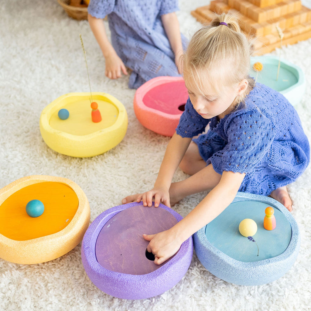 Grimm's Rolling Discs Cool Pastel - vendor-unknown - Honeybee Toys