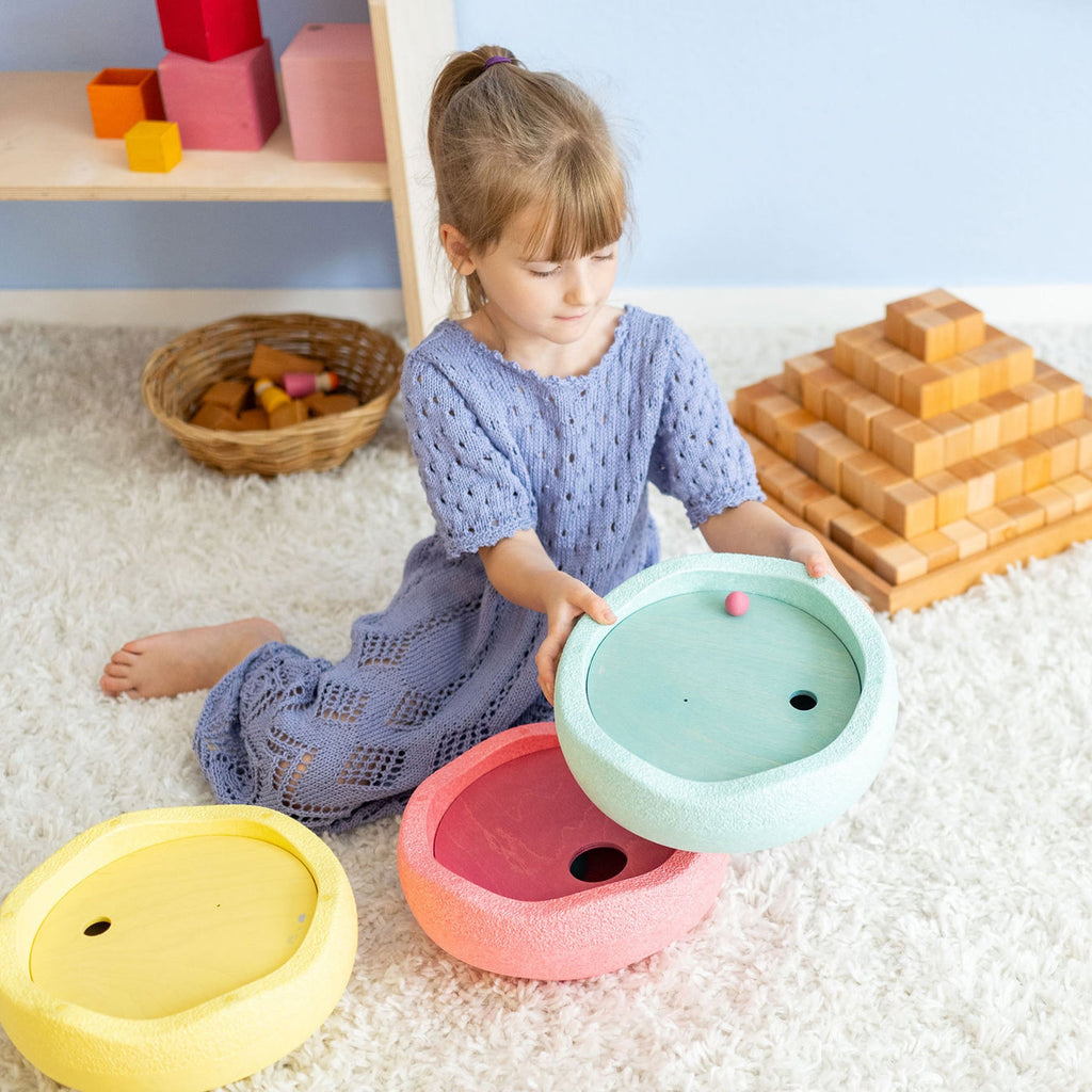 Grimm's Rolling Discs Cool Pastel - vendor-unknown - Honeybee Toys
