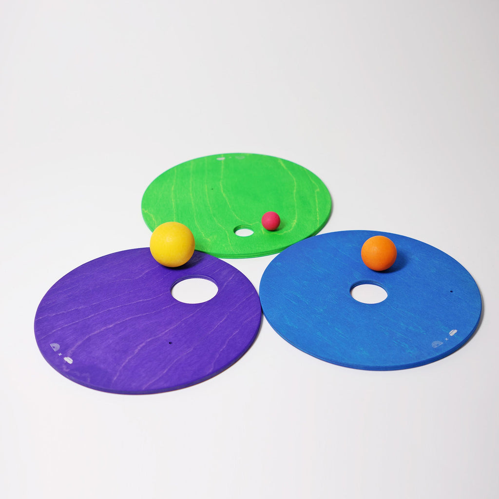 Grimm's Rolling Discs Cool Rainbow - vendor-unknown - Honeybee Toys