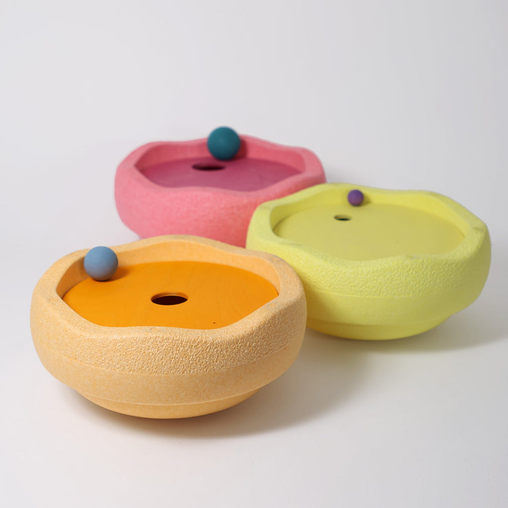 Grimm's Rolling Discs Warm Pastel - vendor-unknown - Honeybee Toys