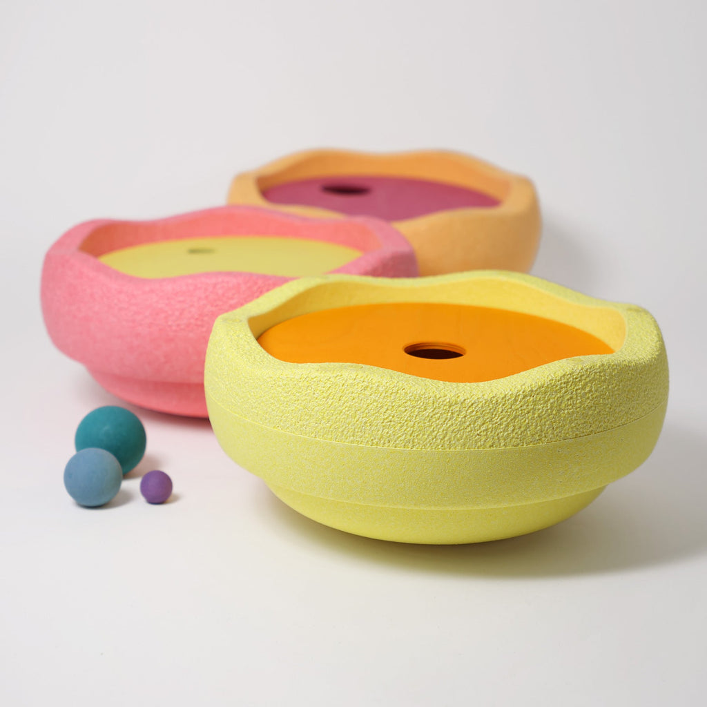 Grimm's Rolling Discs Warm Pastel - vendor-unknown - Honeybee Toys