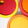 Grimm's Rolling Disks Warm Rainbow - vendor-unknown - Honeybee Toys