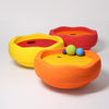 Grimm's Rolling Disks Warm Rainbow - vendor-unknown - Honeybee Toys