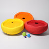 Grimm's Rolling Disks Warm Rainbow - vendor-unknown - Honeybee Toys